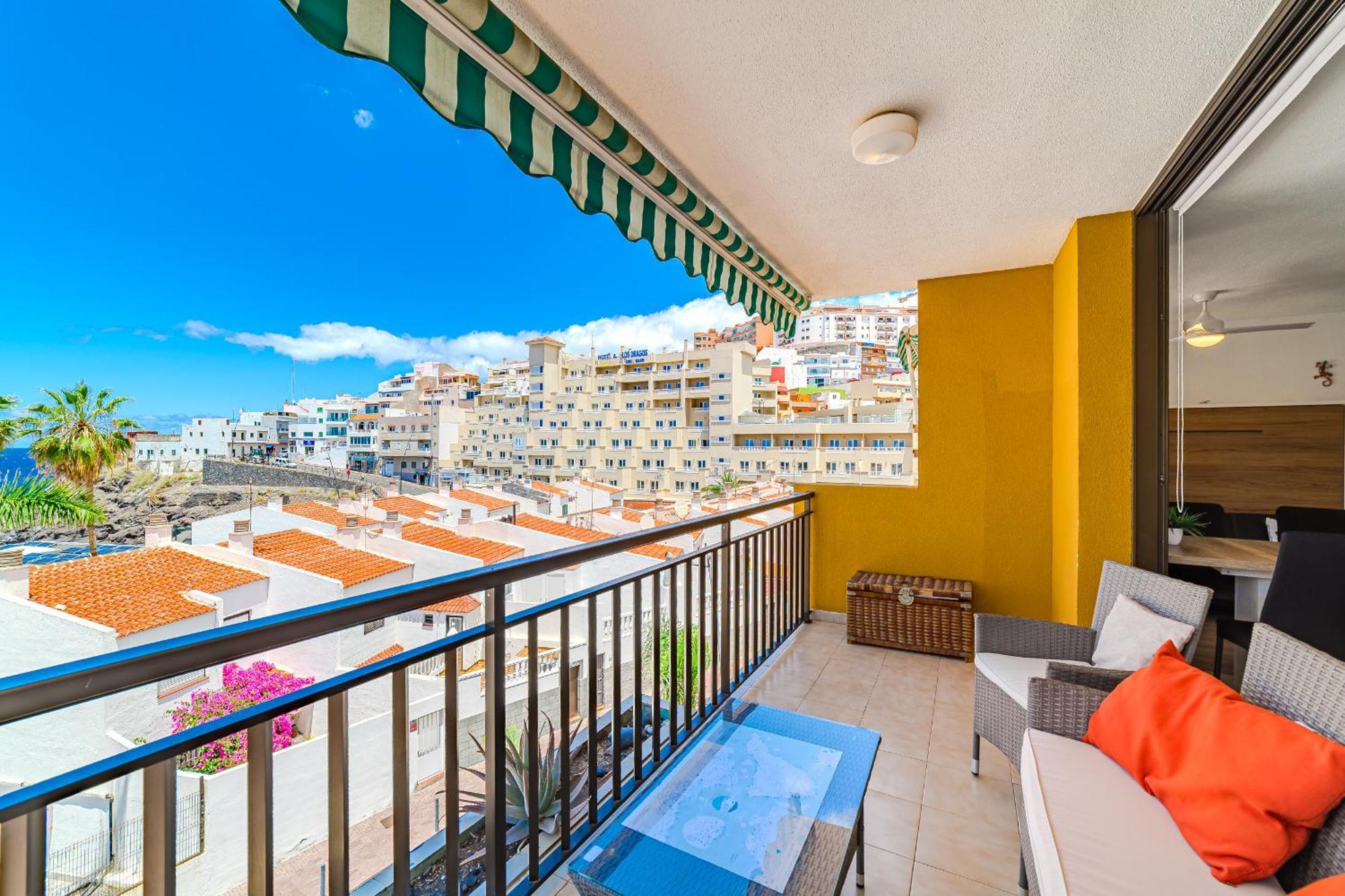 Family Apartment With 3 Bedrooms And Balcony Near Los Gigantes And Ocean Пуерто-де-Сантьяго Екстер'єр фото